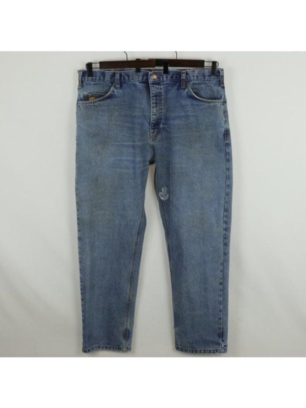 Berne FR Men's Size 42x32 Blue Denim Flame Resistant Straight Leg Jeans